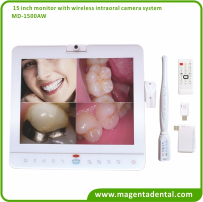 MD-1500AW 15 inch dental monitor with Wireless oral camera a